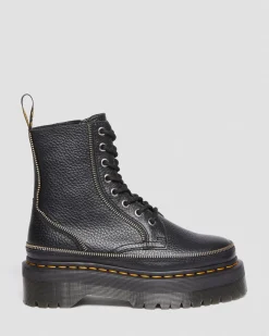 Dr. Martens Jadon Hardware Leren Platformlaarzen^WOMENS Laarzen