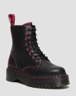 Dr. Martens Jadon II Neon Ster Leren Platform Laarzen^GIFTS Platform Laarzen