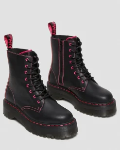 Dr. Martens Jadon II Neon Ster Leren Platform Laarzen^GIFTS Platform Laarzen