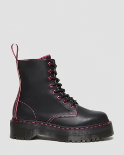 Dr. Martens Jadon II Neon Ster Leren Platform Laarzen^GIFTS Platform Laarzen