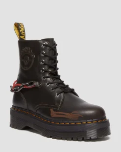 Dr. Martens Jadon Mad Max Leren Laarzen^UNISEX Nieuw Binnen|Platform Laarzen