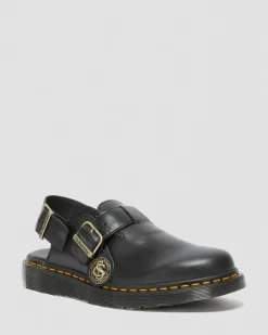 Dr. Martens Jorge Made in England Leren Slingback Slippers^UNISEX Sandalen|Sandalen