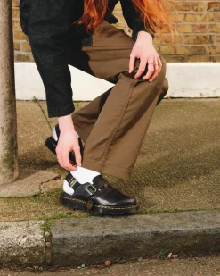 Dr. Martens Jorge Made in England Leren Slingback Slippers^UNISEX Sandalen|Sandalen