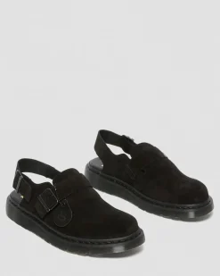 Dr. Martens Jorge Made In England Suède Mules^WOMENS Made In England|Suède