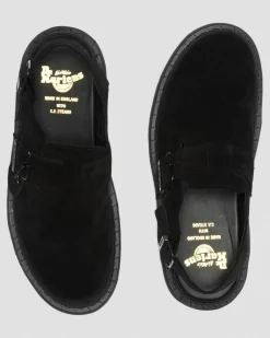Dr. Martens Jorge Made In England Suède Mules^WOMENS Made In England|Suède