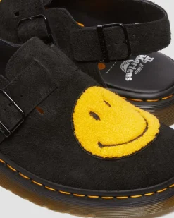 Dr. Martens Jorge Smiley® Suede Mules^UNISEX Sandalen|Schoenen