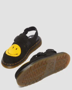 Dr. Martens Jorge Smiley® Suede Mules^UNISEX Sandalen|Schoenen