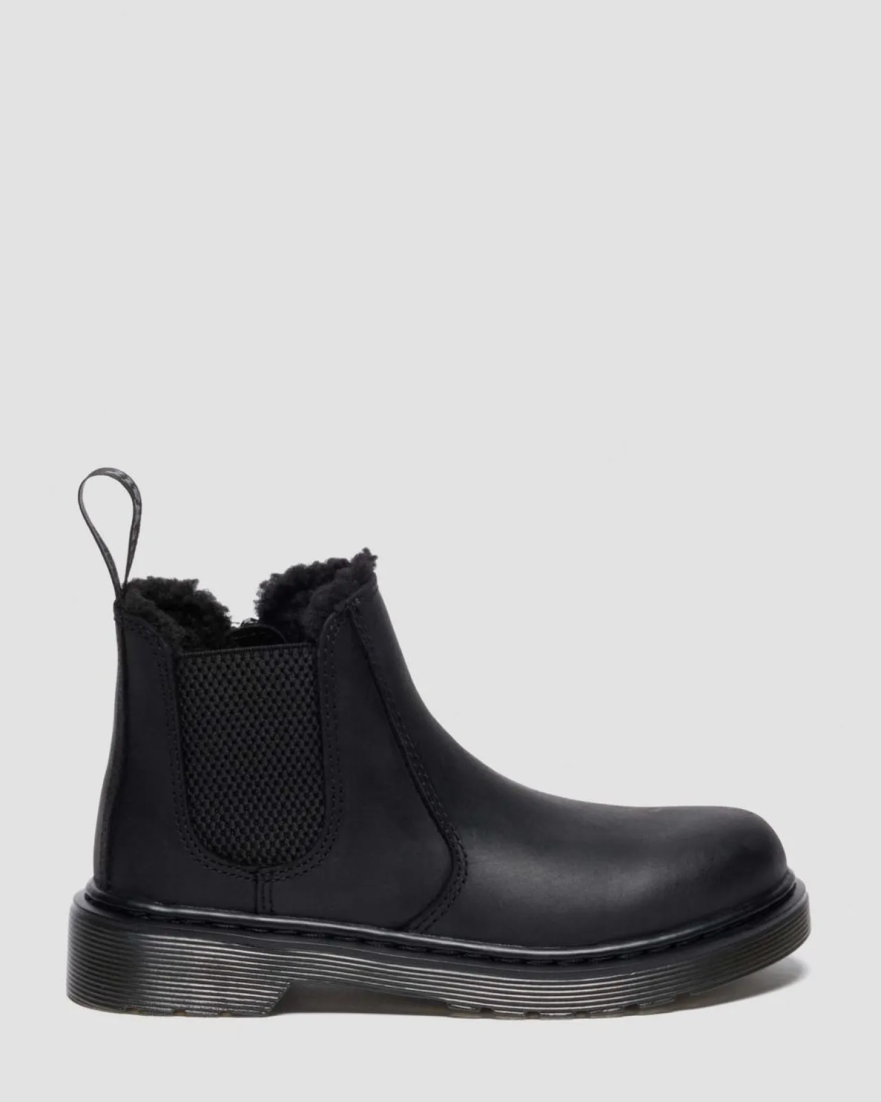 Dr. Martens Junior 2976 Leonore Imitatiebont Gevoerde Chelsea Boots^KIDS Laarzen|Meisjes
