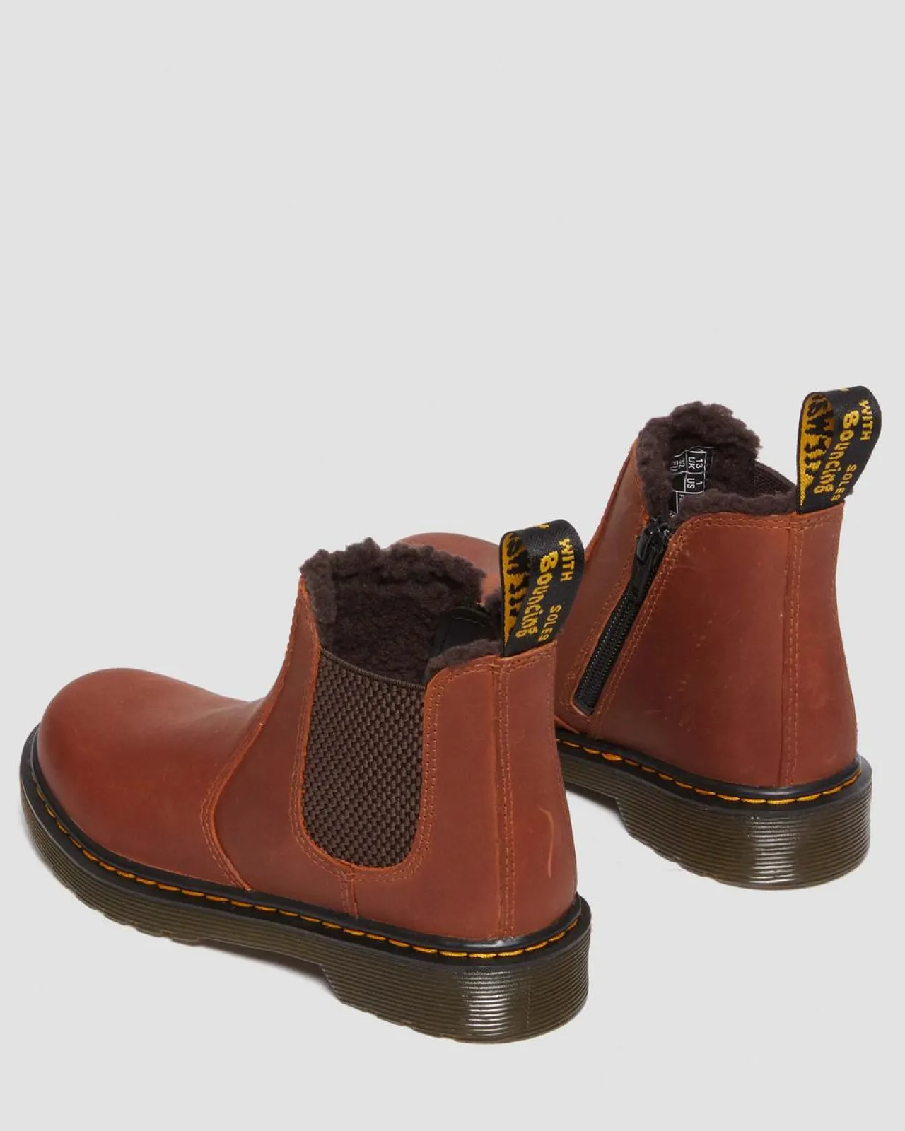 Dr. Martens Junior 2976 Leonore Leren Laarzen^UNISEX Sale Voor Kinderen|Laarzen