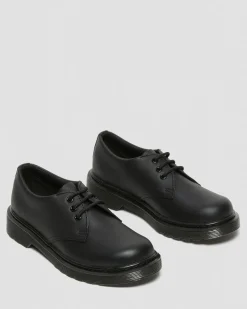 Dr. Martens Junior 1461 Mono Softy T Leren Schoenen^SALE Meisjes Schoolschoenen|Jongens Schoolschoenen