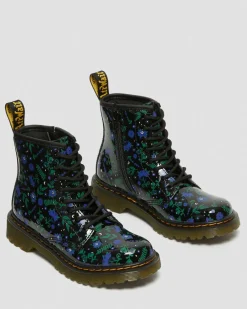 Dr. Martens Junior 1460 Mystic Floral Leren Veterlaarzen^UNISEX Sale Voor Kinderen