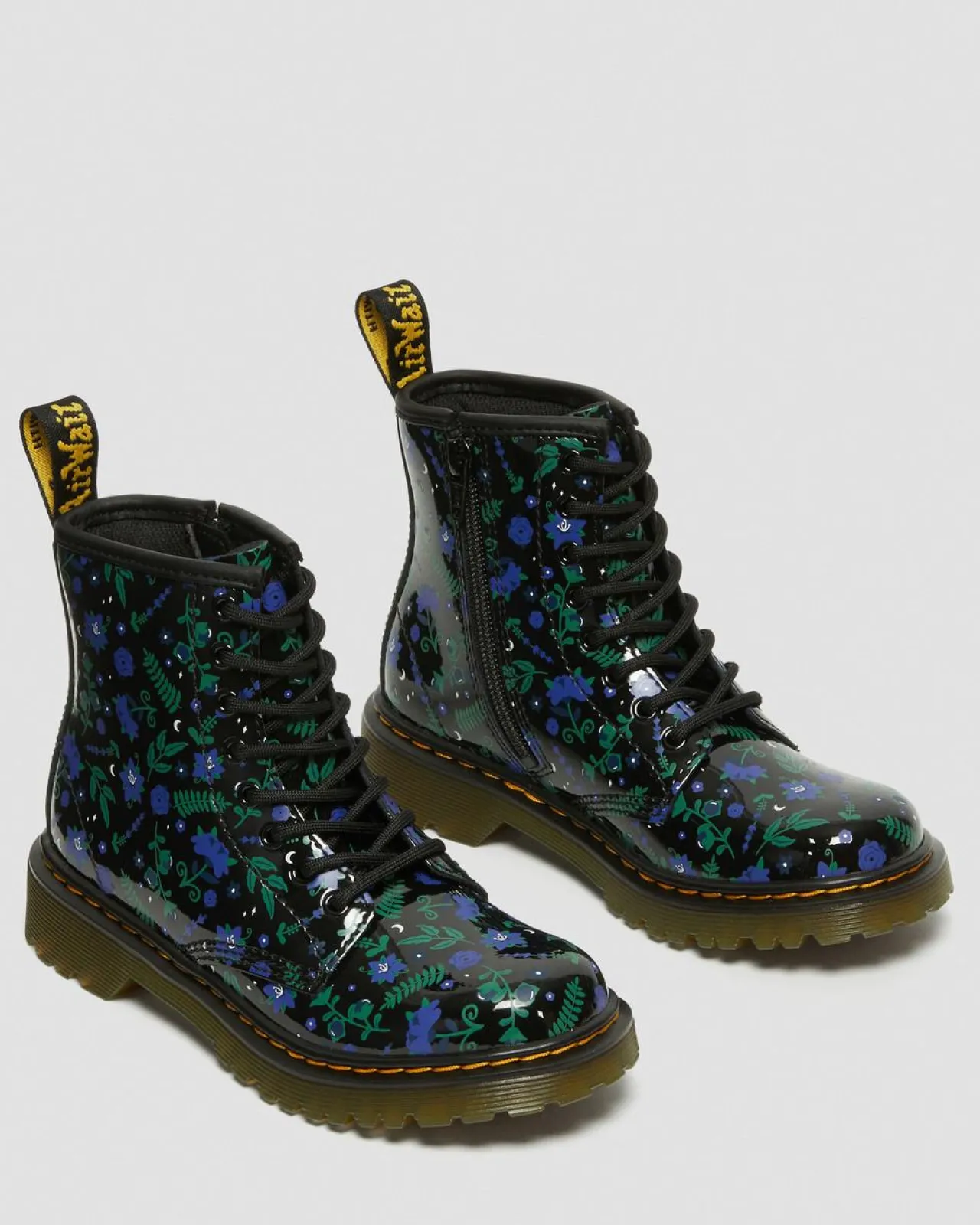 Dr. Martens Junior 1460 Mystic Floral Leren Veterlaarzen^UNISEX Sale Voor Kinderen