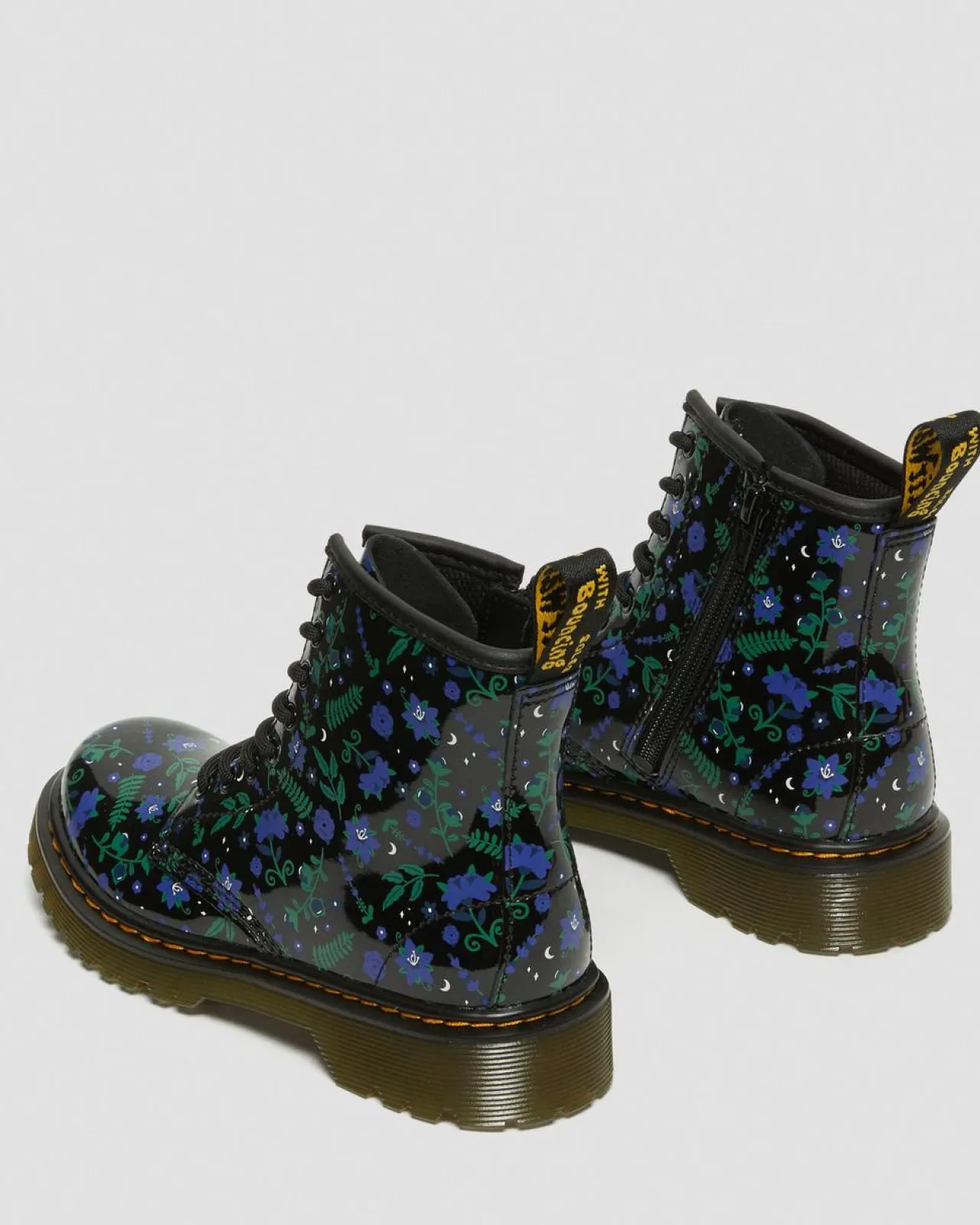 Dr. Martens Junior 1460 Mystic Floral Leren Veterlaarzen^UNISEX Sale Voor Kinderen