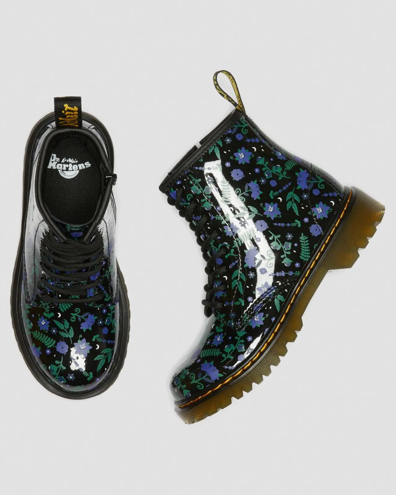 Dr. Martens Junior 1460 Mystic Floral Leren Veterlaarzen^UNISEX Sale Voor Kinderen