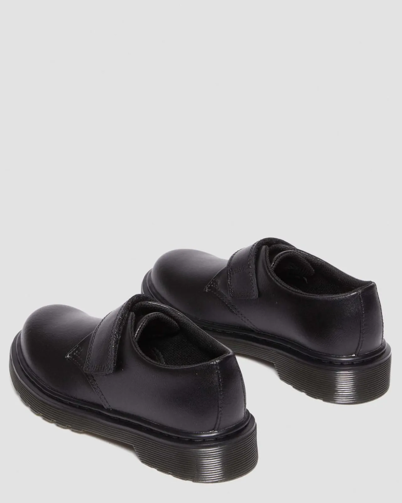 Dr. Martens Junior Kamron Leren Velcro Oxford Schoenen met Band^KIDS Meisjes Schoolschoenen|Jongens Schoolschoenen