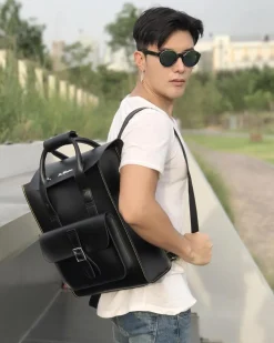 Dr. Martens Kiev Smooth Leren Laptop Rugtas^ACCESSORIES Tassen|Trending Stijlen