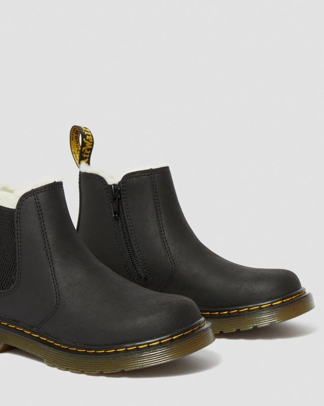Dr. Martens Kinderen 2976 Leonore Gevoerde Chelsea Boots^KIDS Sale Voor Kinderen|Meisjes Schoolschoenen