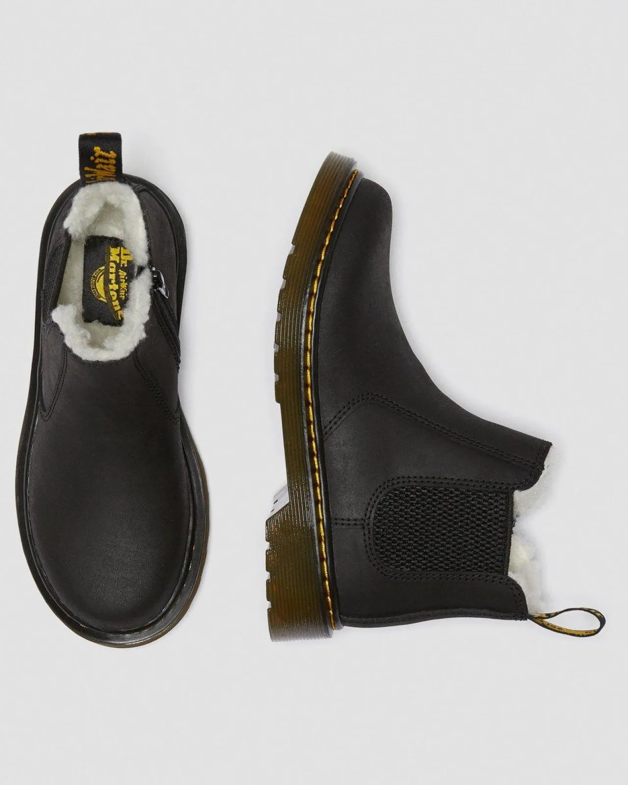 Dr. Martens Kinderen 2976 Leonore Gevoerde Chelsea Boots^KIDS Sale Voor Kinderen|Meisjes Schoolschoenen