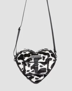 Dr. Martens Koeienprint Hartvormige Tas^UNISEX Accessoires Sale|Tassen