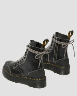 Dr. Martens Moreno Smooth Leather Platform Boots^GIFTS Enkellaarzen|Veterlaarzen