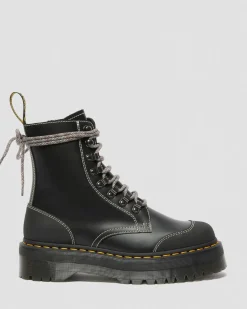 Dr. Martens Moreno Smooth Leather Platform Boots^GIFTS Enkellaarzen|Veterlaarzen