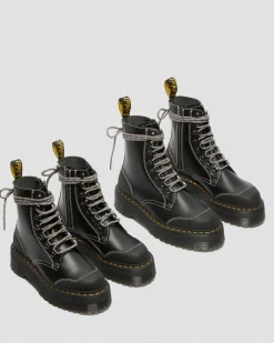 Dr. Martens Moreno Smooth Leather Platform Boots^GIFTS Enkellaarzen|Veterlaarzen