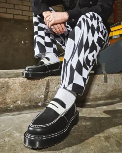 Dr. Martens Penton Bex Contrasterende Leren Loafers^MENS Loafers|Schoenen