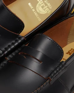 Dr. Martens Penton Bex Gele Steek Quilon Leren Loafers^UNISEX Made In England|Made In England Schoenen