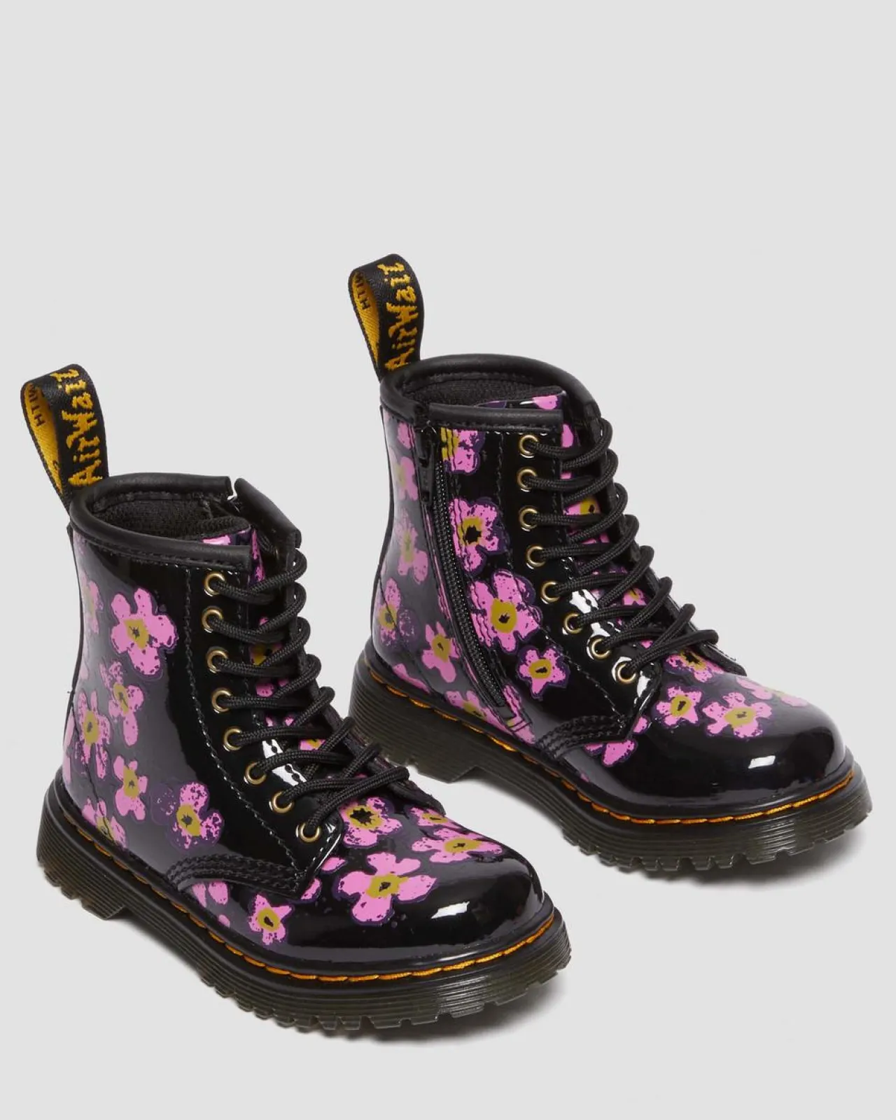 Dr. Martens Peuter 1460 Floral Lak Laarzen^KIDS Sale Voor Kinderen|Meisjes Schoolschoenen