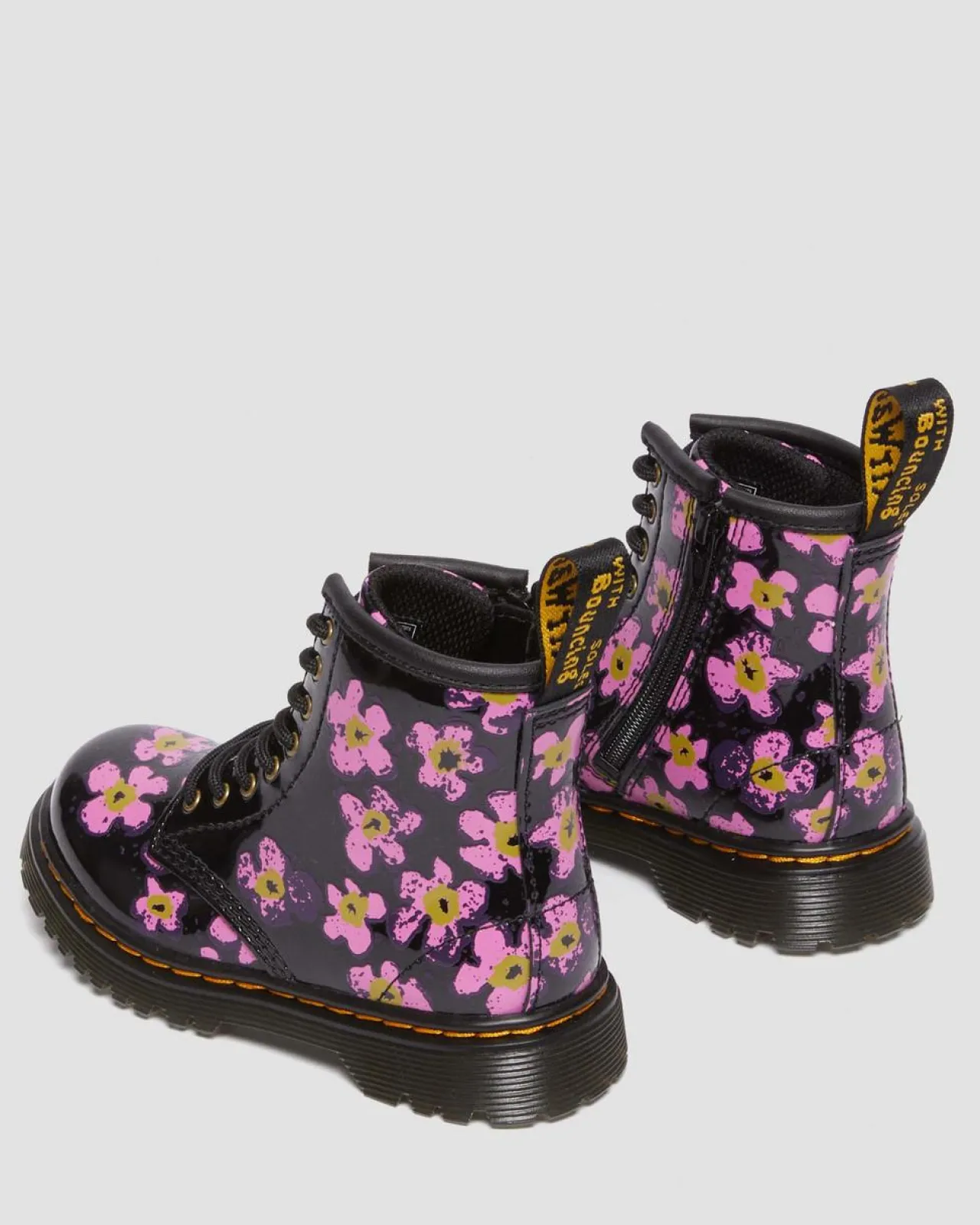 Dr. Martens Peuter 1460 Floral Lak Laarzen^KIDS Sale Voor Kinderen|Meisjes Schoolschoenen