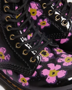 Dr. Martens Peuter 1460 Floral Lak Laarzen^KIDS Sale Voor Kinderen|Meisjes Schoolschoenen