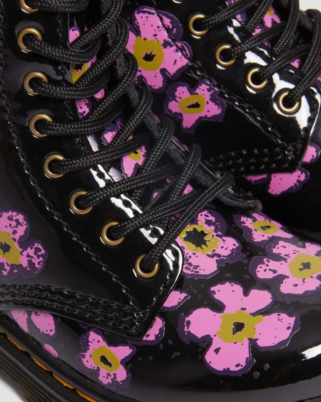 Dr. Martens Peuter 1460 Floral Lak Laarzen^KIDS Sale Voor Kinderen|Meisjes Schoolschoenen