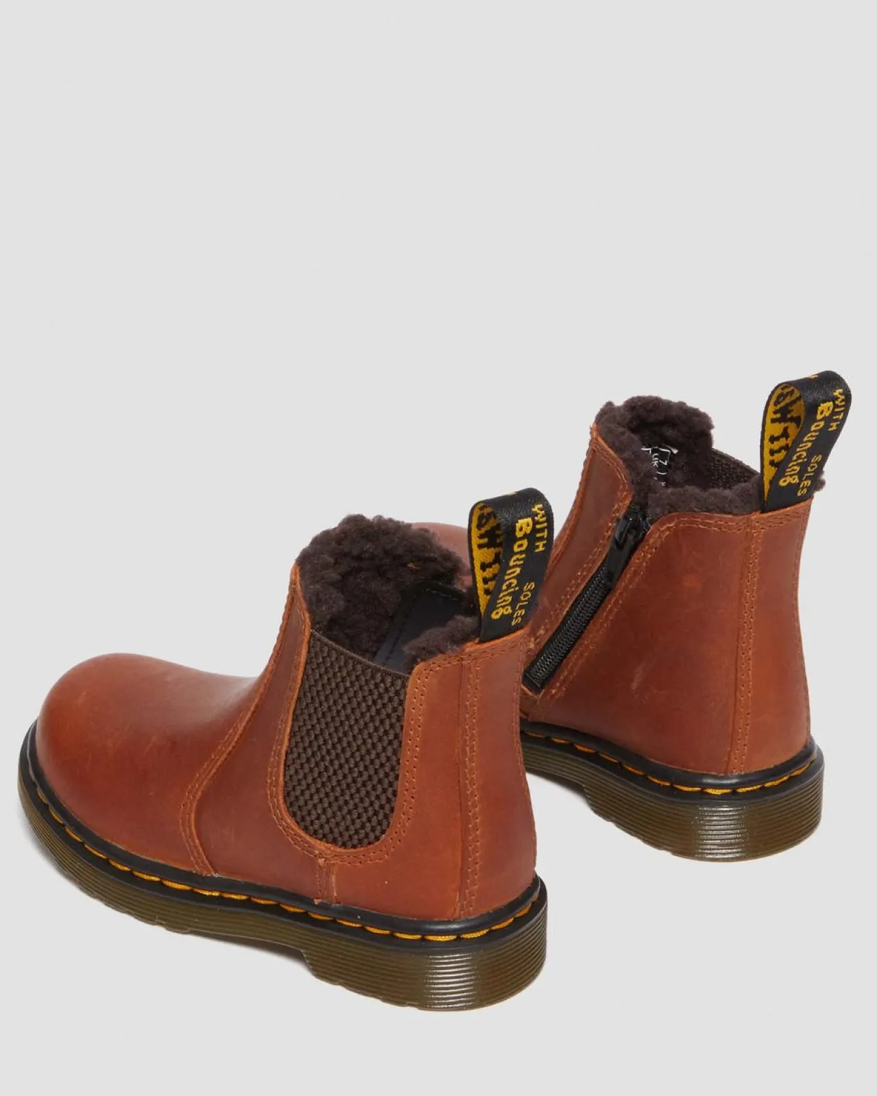 Dr. Martens Peuter 2976 Leonore Leren Laarzen^UNISEX Sale Voor Kinderen|Laarzen