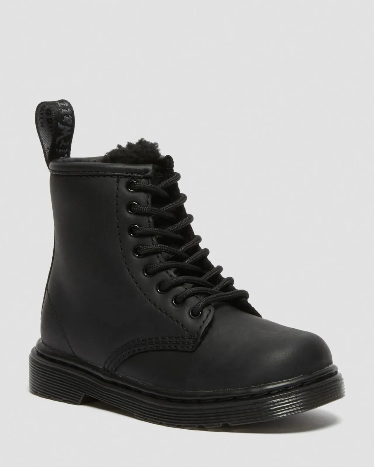 Dr. Martens Peuter 1460 Serena Imitatiebont Gevoerde Leren Laarzen^KIDS Jongens|Laarzen