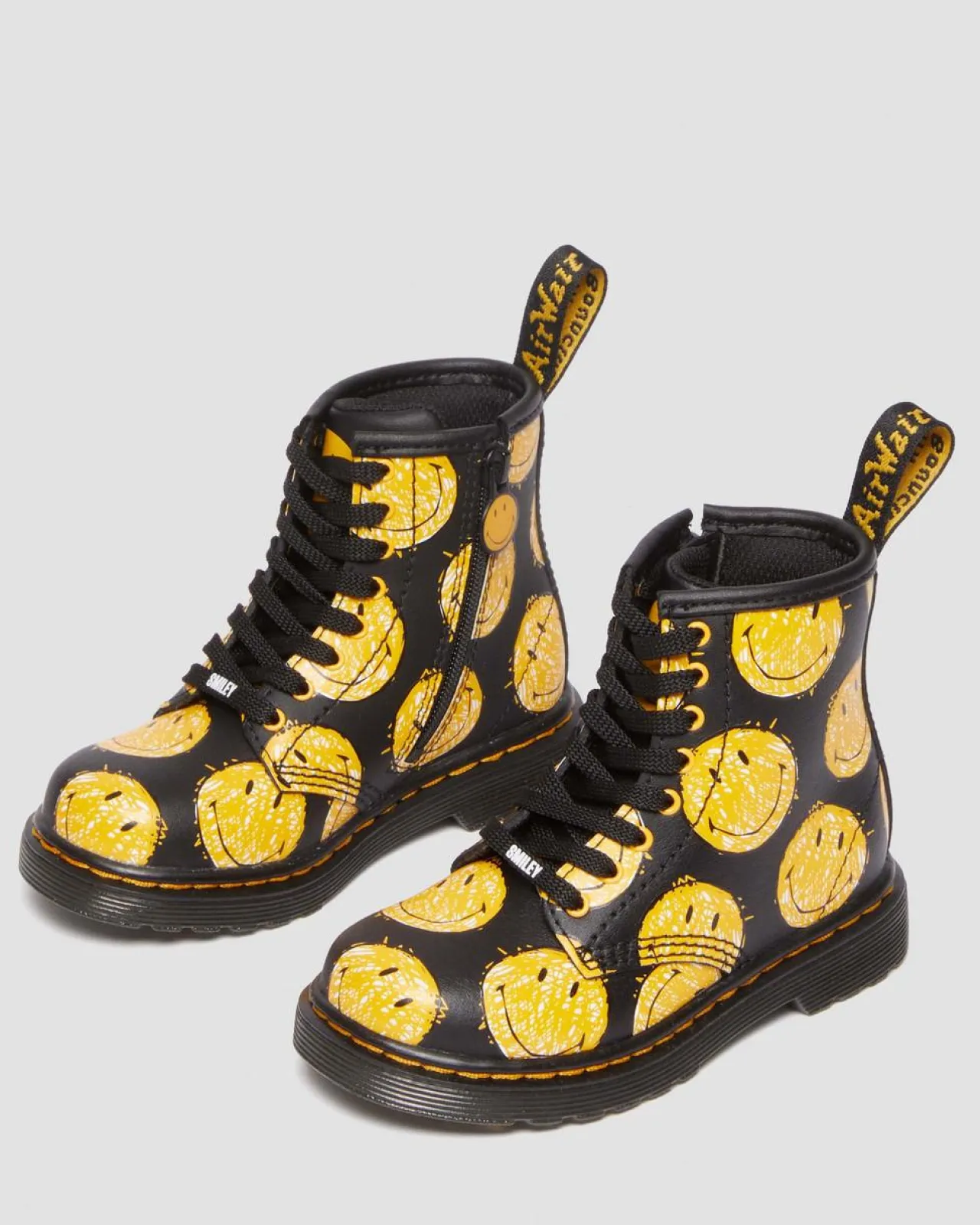Dr. Martens Peuter 1460 SMILEY® Leren Laarzen^UNISEX Sale Voor Kinderen|Laarzen