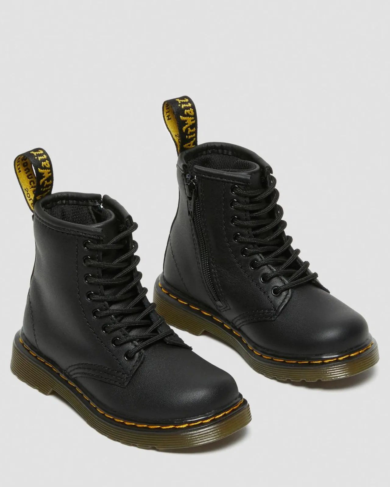 Dr. Martens Peuter 1460 Softy T Leren Veterlaarzen^KIDS Meisjes Schoolschoenen|Jongens Schoolschoenen
