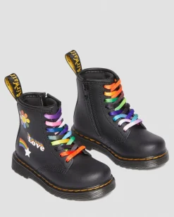 Dr. Martens Peuter 1460 Voor Pride Leren Veterlaarzen^KIDS Sale Voor Kinderen|Meisjes Schoolschoenen