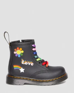 Dr. Martens Peuter 1460 Voor Pride Leren Veterlaarzen^KIDS Sale Voor Kinderen|Meisjes Schoolschoenen
