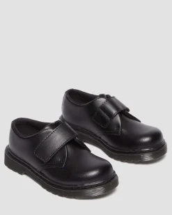 Dr. Martens Peuter Kamron Leren Velcro Oxford Schoenen met Band^KIDS Meisjes Schoolschoenen|Jongens Schoolschoenen
