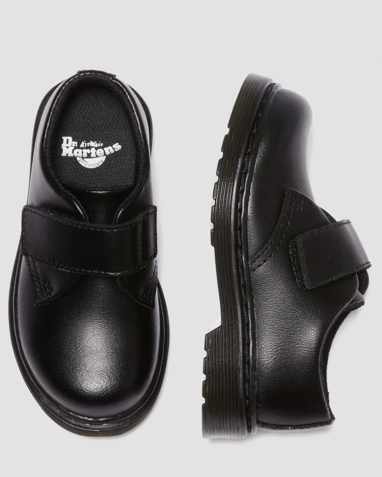 Dr. Martens Peuter Kamron Leren Velcro Oxford Schoenen met Band^KIDS Meisjes Schoolschoenen|Jongens Schoolschoenen