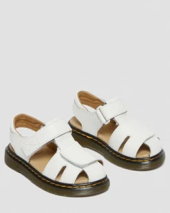 Dr. Martens Peuter Moby II Leren Velcro Sandalen met Riem^KIDS Meisjes|Maat 22 Tot 27 - Peuter