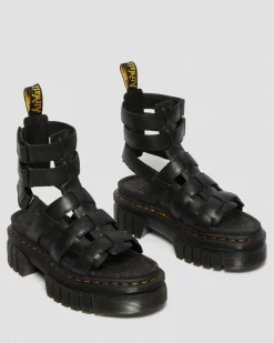 Dr. Martens Ricki Nappa Lux Leren Platform Gladiator Sandelen^WOMENS Lichte Sandalen|Platform Sandalen