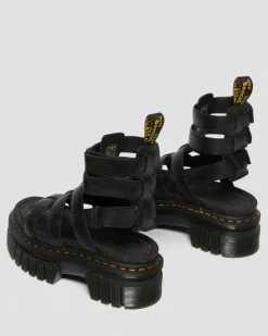 Dr. Martens Ricki Nappa Lux Leren Platform Gladiator Sandelen^WOMENS Lichte Sandalen|Platform Sandalen