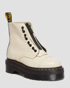 Dr. Martens Sinclair Gemalen Nappa Leren Platformlaarzen^WOMENS Veterlaarzen|Enkellaarzen