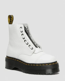 Dr. Martens Sinclair Gemalen Nappa Leren Platformlaarzen^WOMENS Dames Sale|Veterlaarzen
