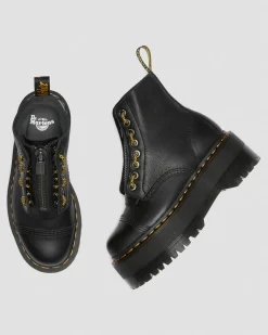 Dr. Martens Sinclair Max Pisa Leren Platformlaarzen^WOMENS Platform Laarzen|Zachte Leren Laarzen