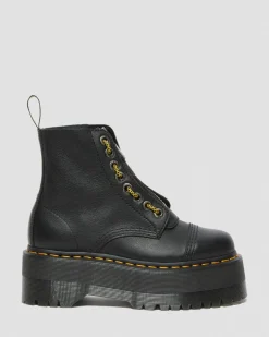 Dr. Martens Sinclair Max Pisa Leren Platformlaarzen^WOMENS Platform Laarzen|Zachte Leren Laarzen