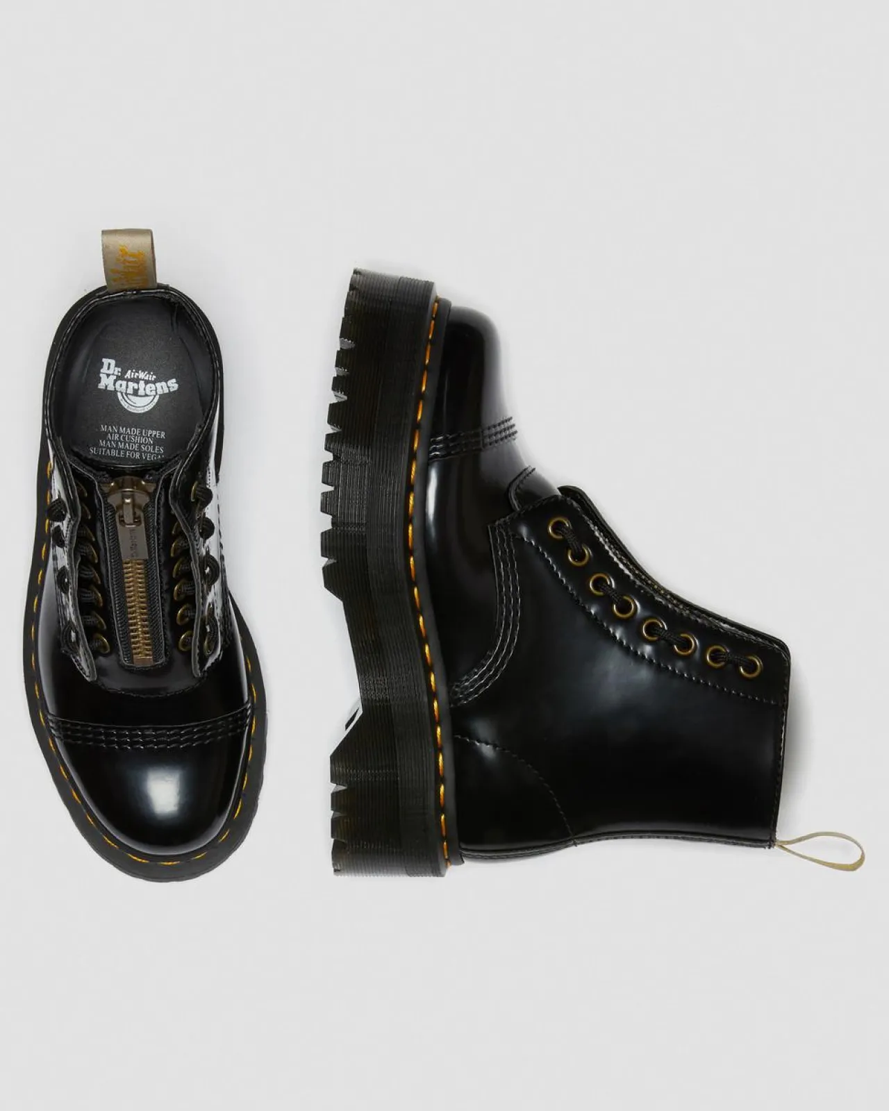 Dr. Martens Sinclair Vegan Platformlaarzen^WOMENS Vegan Laarzen|Vegan
