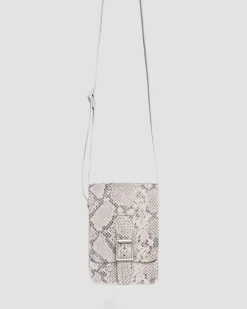 Dr. Martens Slangenprint Leren Verticale Schoudertas^ACCESSORIES Accessoires Sale|Tassen