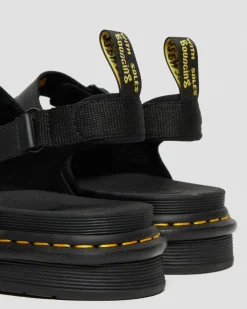 Dr. Martens Soloman Hydro Leren Sandalen met Band^MENS Heren Sale|Slippers